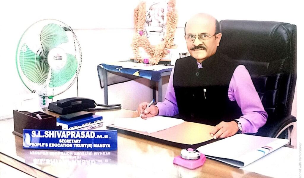 Sri S.L.Shivaprasad, Secretary, PET(R)
